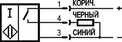 Схема подключения ISB BC11B-31P-1,5-LS40